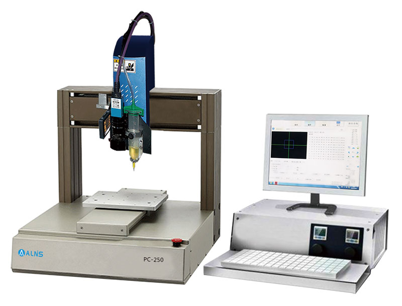 CCD视觉点胶机桌面型点胶机 影像系统点胶机PC-250